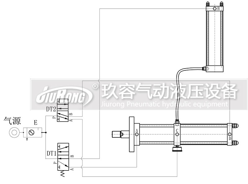 JRAB分體式91视频免费入口缸氣路連接圖
