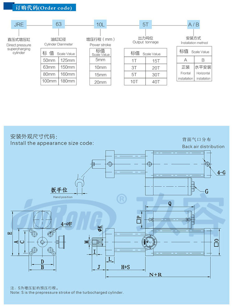 直壓式91视频免费入口缸訂購尺寸代碼